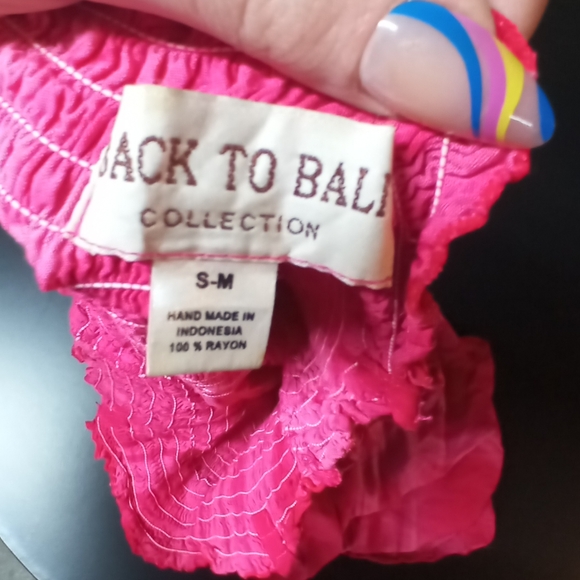 🎃2 for $20 Mix &Match🎃 Back To Bali Pink Tye Dye Swim Coverup Dress - Picture 6 of 7